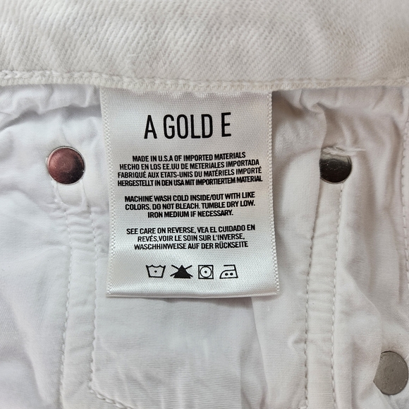 Agolde Women's White Jeans - Picture 7 of 8